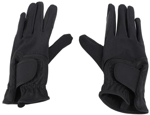Guanti da equitazione Guanti da equitazione antiscivolo durevoli e traspiranti per allenamenti, competizioni, adulti e bambini (XL)