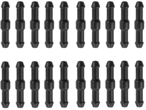 MUNZE Schlauchverbinder, 20 Stück Universal Wischwasserschlauch Adapter 29Mm Schwarz Für Auto Scheibenwaschanlage Isolierschlauch Unterdruckschlauch