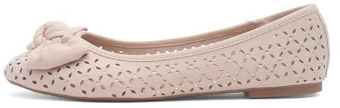 Lilley Womens Beige Cut Out Detail Ballerina Shoe - Size 3 UK - Beige