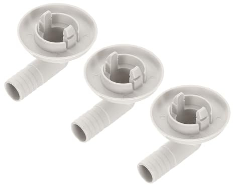 sourcing map Air Conditioner Drain Hose Connector Elbow Fitting for Mini-Split Units and Window AC Unit 30mm 3Pcs