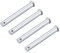 sourcing map Single Hole Clevis Pins - 10mm X 80mm Flat Head Zinc-Plating Solid Steel Link Hinge Pin 4Pcs