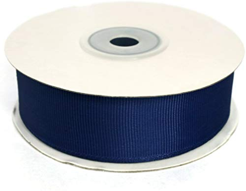 Jajasio Hochwertiges Ripsband 50mm breit, 20 Meter Rolle, Farbe: blau #10