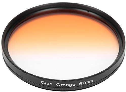 Jeu de Filtres D'objectif Orange Dégradé, 67 Mm / 2,6 Pouces Filtre Dégradé D'objectif D'appareil Photo Reflex Numérique pour la Prise de Vue Sunrise Sunset, de Revêtement Nanométrique Multicouche