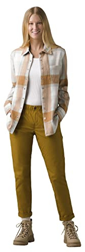prAna Women's Standard Double Peak All-Around Pant, Antique Bronze, 6