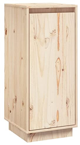 vidaXL Sideboard mit Türen Kommode Anrichte Schrank Beistellschrank Mehrzweckschrank Standschrank Holzschrank 31,5x34x75cm Massivholz Kiefer