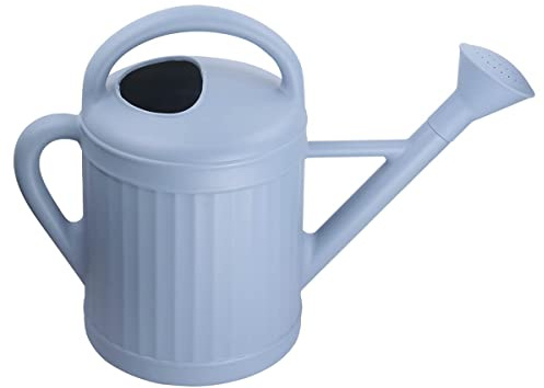 Esschert Design Gießkanne Vintage Blau mit Tülle ca. 8,5 Liter - Kunststoff