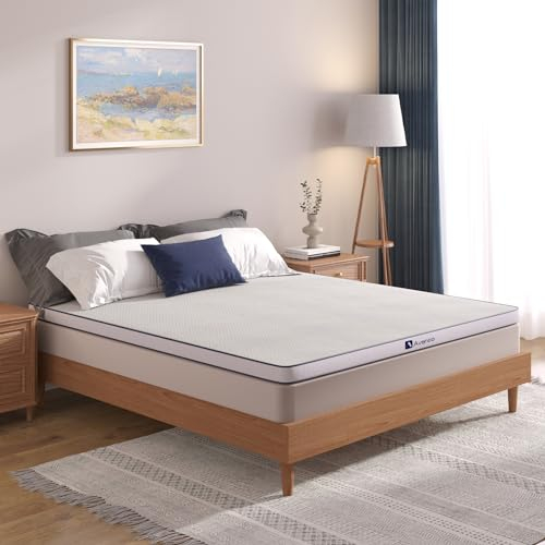 Avenco Topper 90x200cm,7.5cm Höhe Gel Topper aus Bambusfasern,Matratzentopper mit Abnehmbarem und Waschbarem Bezug,Atmungsaktive Matratzenschoner,CertiPUR-US Zertifiziert und öko-tex