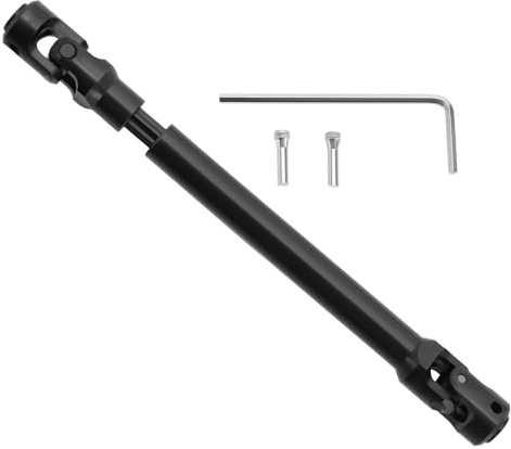 LT Easiyl Arbre de transmission en métal de 129 à 179 mm - Arbre d'entraînement cannelé interne en métal pour voiture sur chenilles 1/10 RC compatible avec Axial SCX10 90046 AXI03007 TRX4