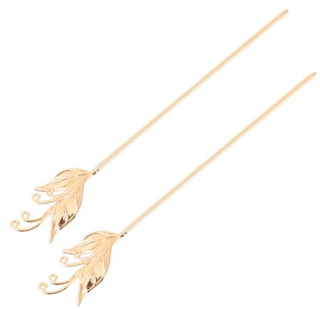 Ipetboom 2stücke Chinesischer Haarknotenstab Haarnadel Retro Metall Haarstäbchen Frauen Haarschmuck Für Partys Und Kostüme