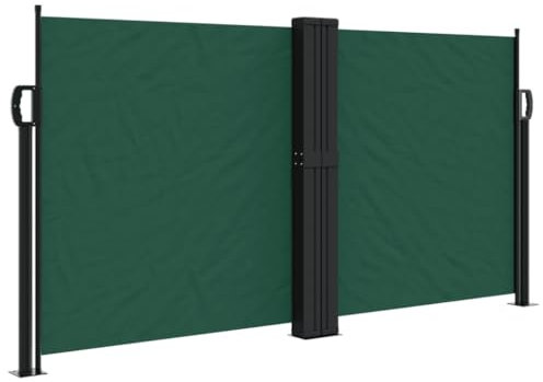 vidaXL Toldo Lateral retráctil Verde Oscuro 120x600 cm