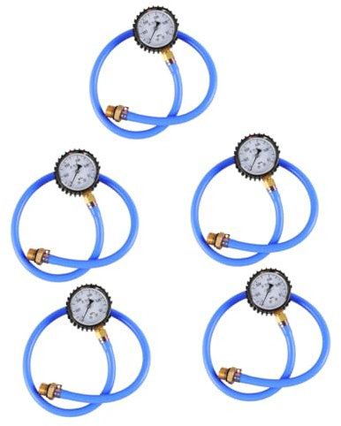 jojofuny 5pcs Car Smoke Tester Back Pressure Tester Blockage Pressure Gauge Tool