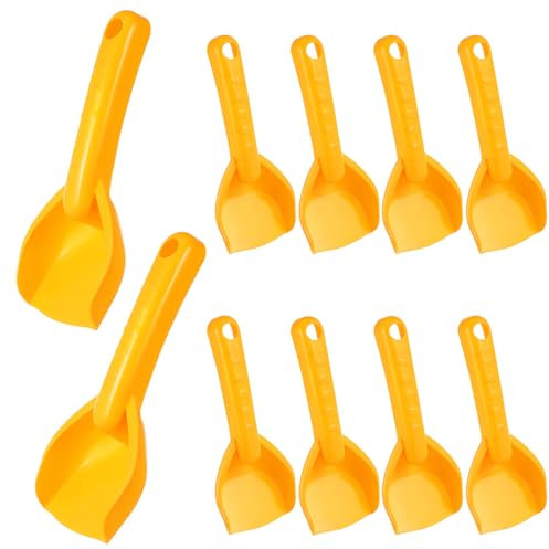 jojofuny Pelles De Plage 10 Pièces Petite en Plastique Pelle en Plastique Jouets De Sable Pelles pour Jardin Sable Neige Arrière-Cour Été