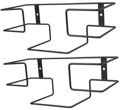BELLIFFY 2 Stück Wandmontierter Handschuhspenderhalter Handschuhfach-Organizer Aus Metall Platzsparende Handschuhfach-wandhalterung
