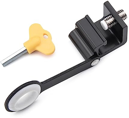 Verrou de fenêtre pour fenêtre - Verrou de sécurité enfant - Entrebâilleur de fenêtre - Pour porte de fenêtre, maison, bureau