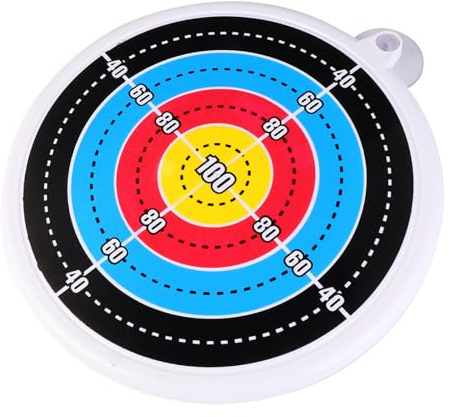 JOINPAYA Cible D'entraînement Tir à l'arc Garçon et Filles Ventouse en Abs, Anneau de Cible, Pratique du Tir à l'arc, Jeu Familial Intérieur et Extérieur, Accessoire Ludique pour Sport