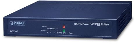 PLANET 4-Port 10/100/1000T Ethernet to VDSL2 Bridge