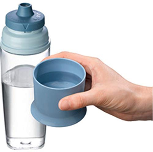 Maped PICNIK Adulte Bouteille d'Eau 500 ml Anti-Gouttes et Verre Capuchon - Compatible Lave-Vaisselle - Plastique Tritan Sans BPA - Rouge