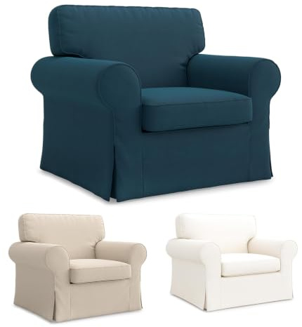 TLYESD Ektorp Sesselbezug blau