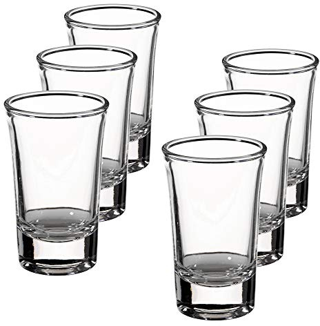 Lillian Rose Set of 6 Shot Glasses, 1.5oz, Clear