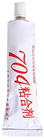 Colle multi-usage en caoutchouc pour cornes de haut-parleur - Colle de réparation de haut-parleur - Colle à chaud super haute température - Colle de réparation électronique blanche pour haut-parleur