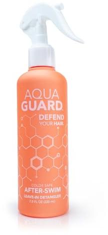 AQUA GUARD After-Swim UV Leave-In Detangler - Protects Hair From the Sun for Smooth, Silky Feel - Paraben & Gluten Free, Vegan, Color Safe, Leaping Bunny Certified