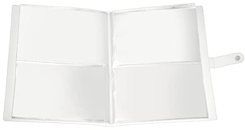 GLOBALLAND 160 Stück Aufbewahrung für Stempel Prägeplatte und Stempel Transparenter Ordner Aufbewahrungsbeutel für Scrapbooking Fotoalbum Tagebuchordner 20x28cm2 Pro Suite Stanzbogen Organizer