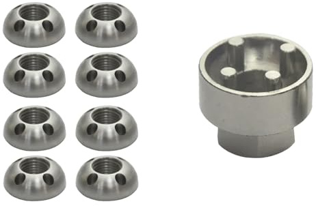 Lot de 8 écrous antivol en acier inoxydable M6-M10 - Pour voiture et maison - M6