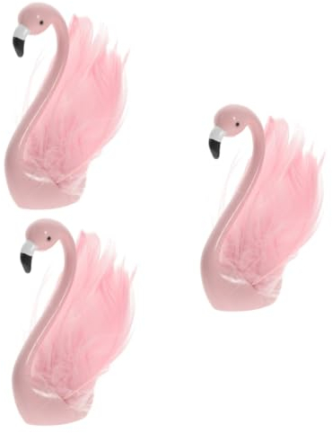 UPKOCH 3stücke Flamingo Skulptur Dekorative Tischfigur Für Garten Und Hochzeiten Wetterfestes Harz Kreative Flamingo Deko Für Innen Und Außenbereiche Als Oder Fotorequisite