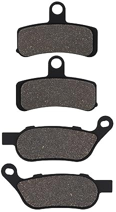 ZJARZWYG Motorrad-Bremsbeläge Vorne Und Hinten Für Harley Für FXSB 2013–2015 Für Rocker FXCW FXCWC 2008–2011 Für FXS 2011–2013 FA457 FA458 Motorrad Bremsbeläge (Farbe : VORDERSEITE UND RÜCKSEITE)