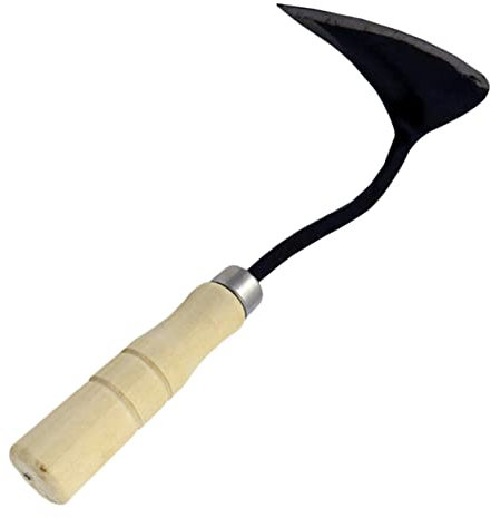 POPETPOP Triángulo con Mango De Madera Herramienta De Jardinería Ergonómica para Desherbar y Suelo Durable y Práctica