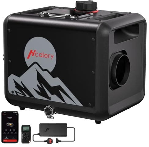 8KW Diesel Heater, All in One 7.5L Toolbox MAX Diesel Air Heater 230/12/24V Parking Heater with App Control, Wireless Temperature Sensing and Altitude Mode for RV Garage Camper 2025 Upgraded