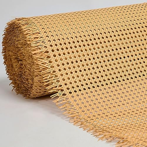Ratan Rollo Mimbre 60 x 200 cm, Rejilla Mimbre, Mimbre Natural, Mimbre Rollo, Rattan, Rollo Ratan, Ratan Natural por Metros, Rollo de Mimbre para Muebles, Silla ratan Aparador Cabecero(50x100cm)