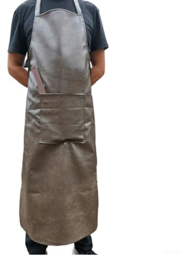 Schutzschürze aus Polyurethan, 100 cm, mit Tasche, feuerfest und beständig gegen Ölsäuren, Laugen, geeignet für Küche, Kochen, Waschen und Schneiden
