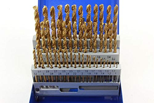 US PRO 51 Piece Engineers HSS Metric Drill Bits Set 1-6mm 2619