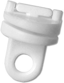 prodecoshop Universal-Feststeller, Stopper für Gardinenschienen und Vorhangschienen (10)