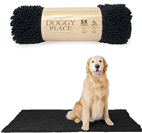 My Doggy Place Mikrofaser-Hundematte für schlammige Pfoten, 152,4 x 91,4 cm, rutschfest, saugfähig und schnell trocknend, waschmaschinen- und trocknergeeignet, Größe XL/Läufer