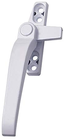 perfk Aluminium legierung fenster griff mit schlössern universal griff schlüssel verriegelung für doppel verglasung tür drehen - Weiß Links