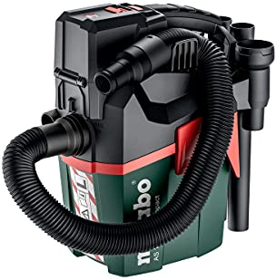 metabo aspiratore a batteria AS 18 L PC Compact – 602028850 – 18 V – Aspiratore con pulizia manuale del filtro, modalità Boost ed Eco