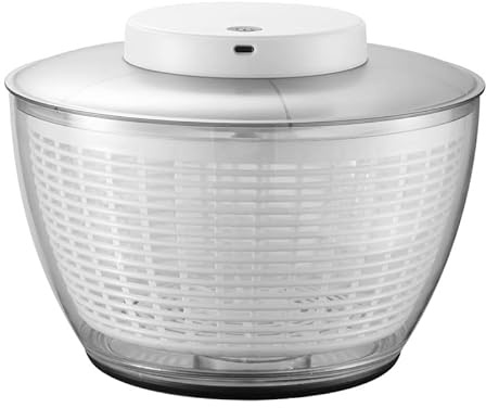 Spinner elettrico per insalata 4.5L a grande capacità di lattuga Multifunzionale frutta Washer verdura asciugatrice per cucina domestica, senza BPA