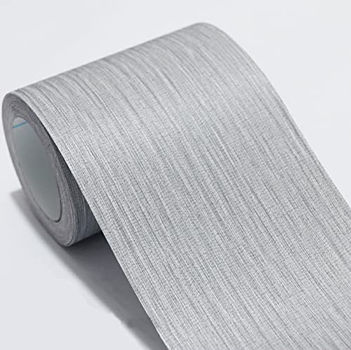 Dostear BordüRe Selbstklebend Kinderzimmer Tapeten Wohnzimmer Wanddeko Badezimmer 3d Fliesenaufkleber Wandleisten Dunkelgraue Linie 10cm X 500cm