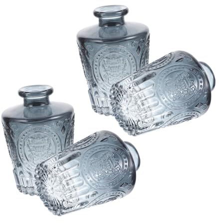 Cabilock Diffusor-flaschen-set 130 Ml Duftdiffusoren Aus Glas Für Zuhause Dekorative Flaschen in Grau