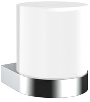 EMCO Flow Flüssigseifenspender zur Wandmontage, eleganter Seifenspender aus Metall und Kristallglas, hochwertiger Pumpspender für flüssige Seife Chrom Sensor Seifenspender