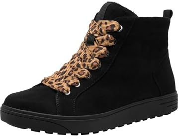 Jana Damsneakers, High Vegan, modestövlar, svart, 39 EU, svart, 39 EU