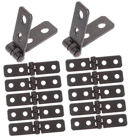 DOITOOL 12 Stücke Scharnier Holz Möbel Scharnier Folding Butt Zubehör 60 * 13mm Material Einfache Installation