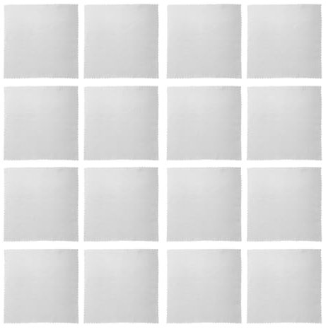 DEARMAMY 100pièces Chiffons à Polir Argent pour Bijoux Chiffons de Nettoyage pour Argenterie et Bijoux Argent