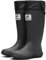 Lvptsh Stivali da Pioggia Donna Uomo Pieghevoli Stivali Gomma Impermeabile Stivali da Giardino Scarpe Pioggia Antiscivolo,Black,Taglia 38-39