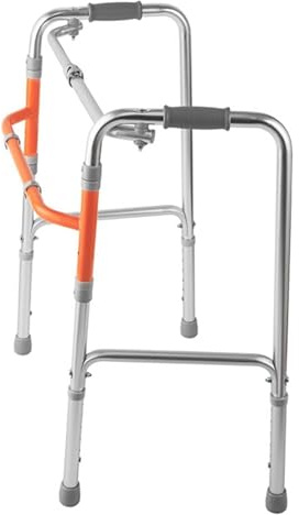 Klappbarer Gehrahmen, Gehgestell, Leichter, faltbarer mobiler Rollator für ältere Menschen und Erwachsene