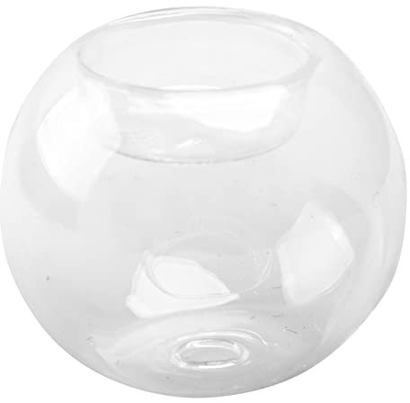 Kerzenhalter für Stabkerzenständer, 10 Stück, 8 cm, klares Glas, Teelichthalter, Kugelform, Kerzenständer, Hochzeitsfeier-Dekoration, Christbaumkugel