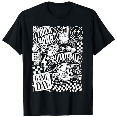 Helmet Touchdown American Football Game Day Thanksgiving T-Shirt