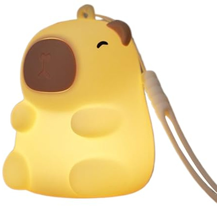 Rrlihjgu Luz Para Bolsos,Colgante Capibara Para Mochila - Mini USB Cargable Charm Iluminable - Para Mujeres Niñas Niños Viajes Coche Casa Bolso De Mano Monedero Mochila